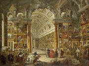Giovanni Paolo Pannini Interior of a Picture Gallery with the Collection of Cardinal Silvio Valenti Gonzaga Spain oil painting artist